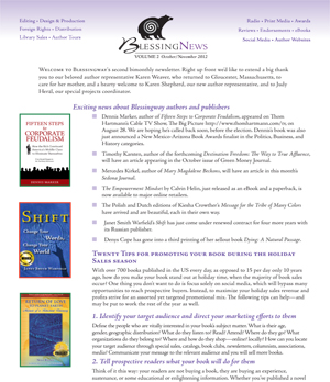 October/November Blessingway Newsletter